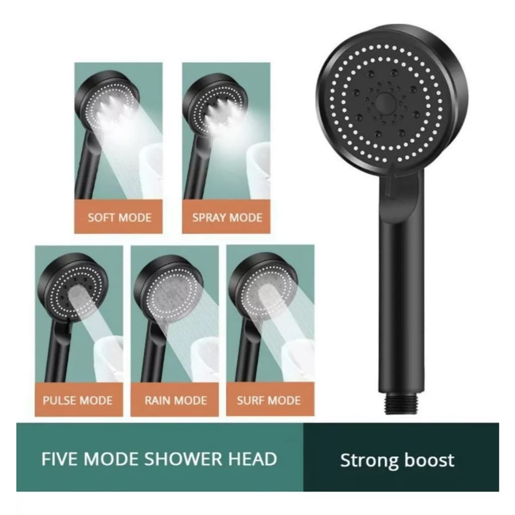 Chuveiro Ducha Massageadora 22x9C Para Banheiro  5 Funções De Alta Pressão Prático Fácil De Se Usar