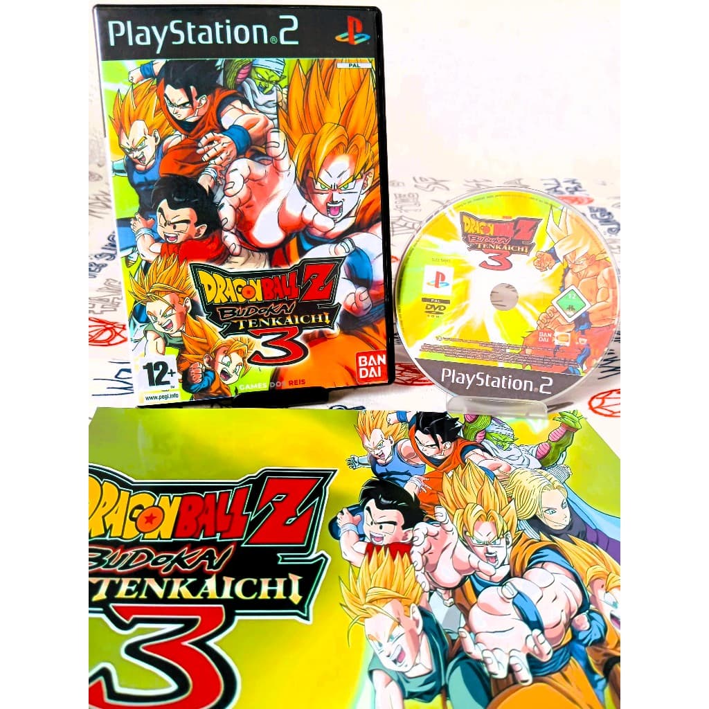 Jogo Dragon Ball Z Budokai Tenkaichi 3 em Português para Play 2 Mídia Física