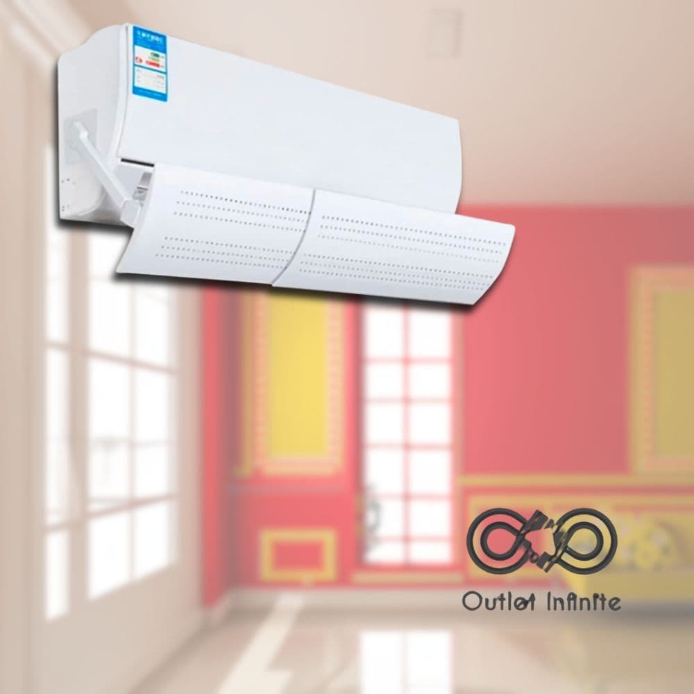 Defletor para Ar Condicionado Split Universal Ajustável