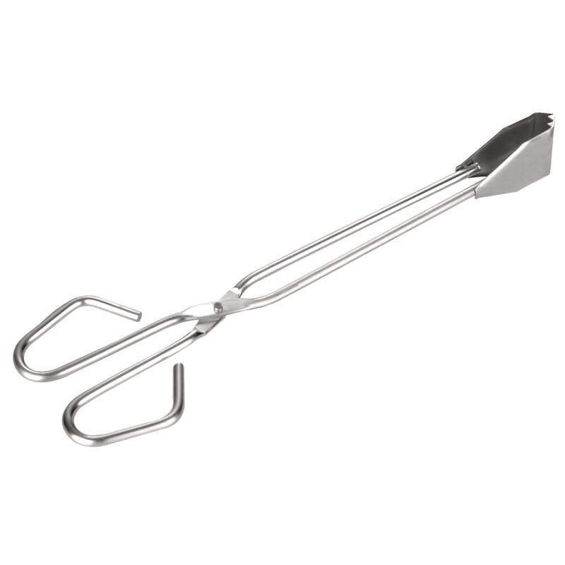Pinça para Churrasco Pegador Ferro 36/55cm Pegador De Saladas E Carne Churrasco Em Aco Inox Tipo