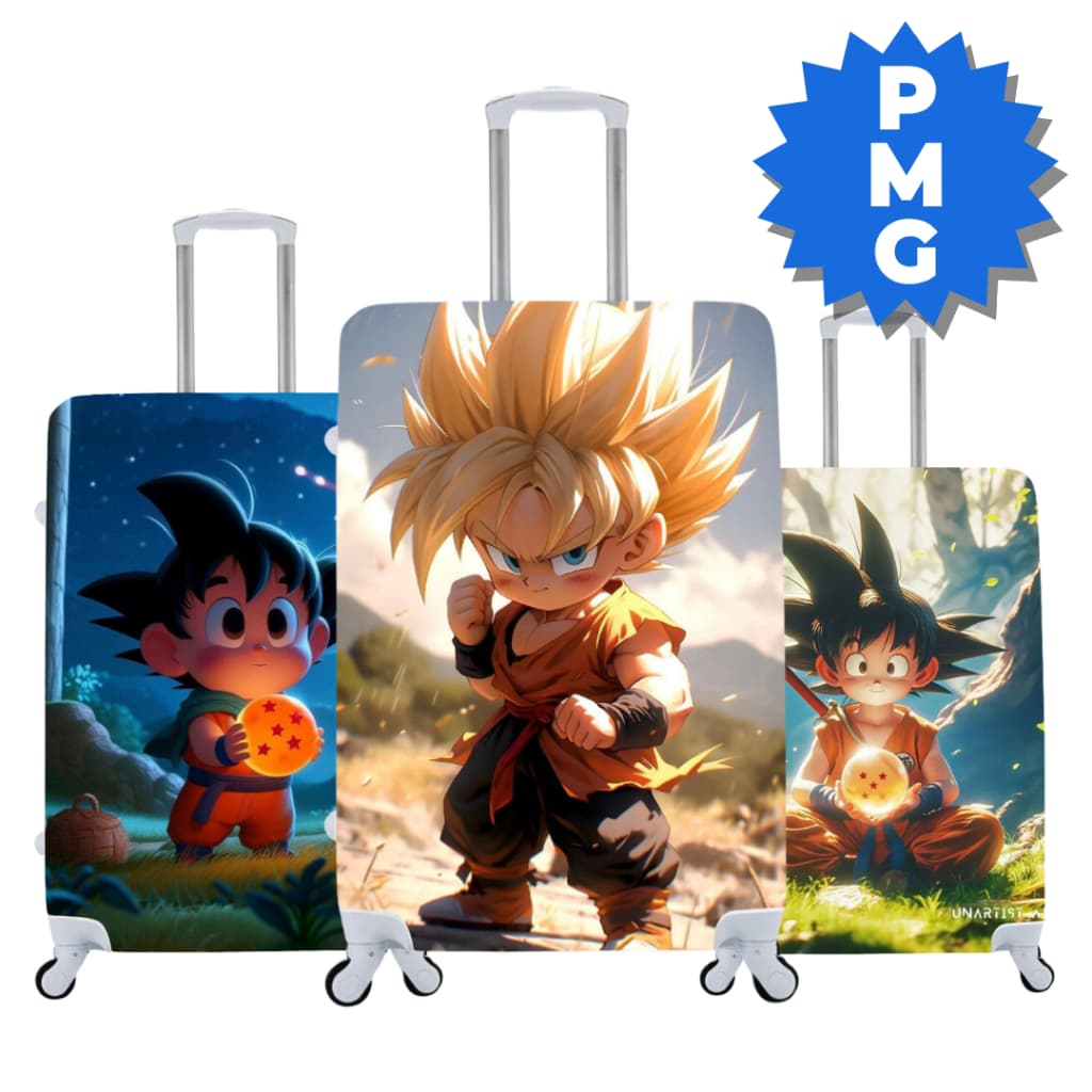 Capa De Mala Goku Protetora Elastica para 10kg 23Kg ou 32Kg (01)