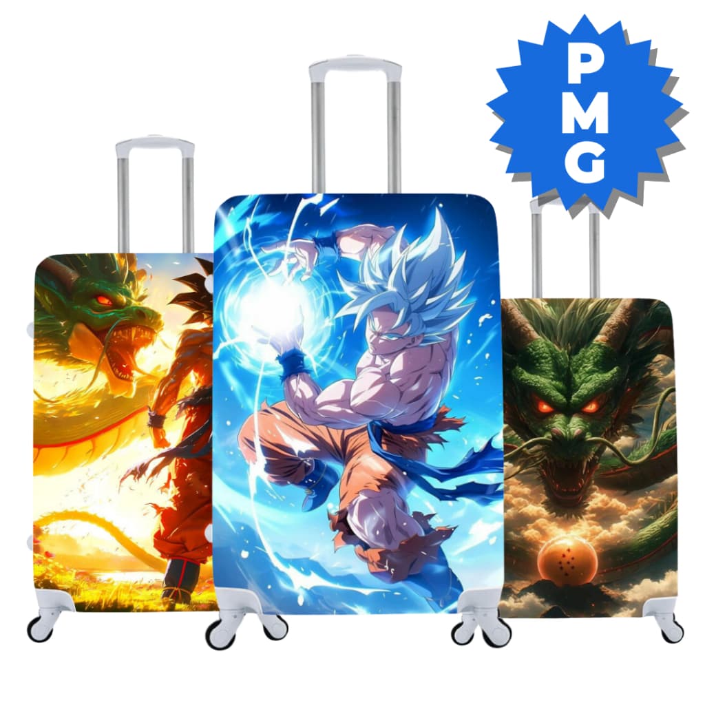 Capa De Mala Goku Protetora Elastica para 10kg 23Kg ou 32Kg (03)