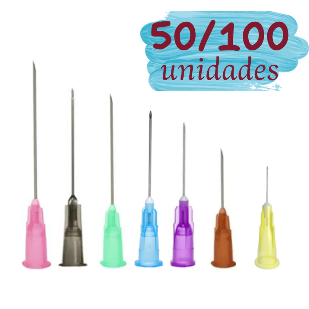 Agulha Hipodérmica Kit 50/100 Unidades Medix/Descarpack/SR