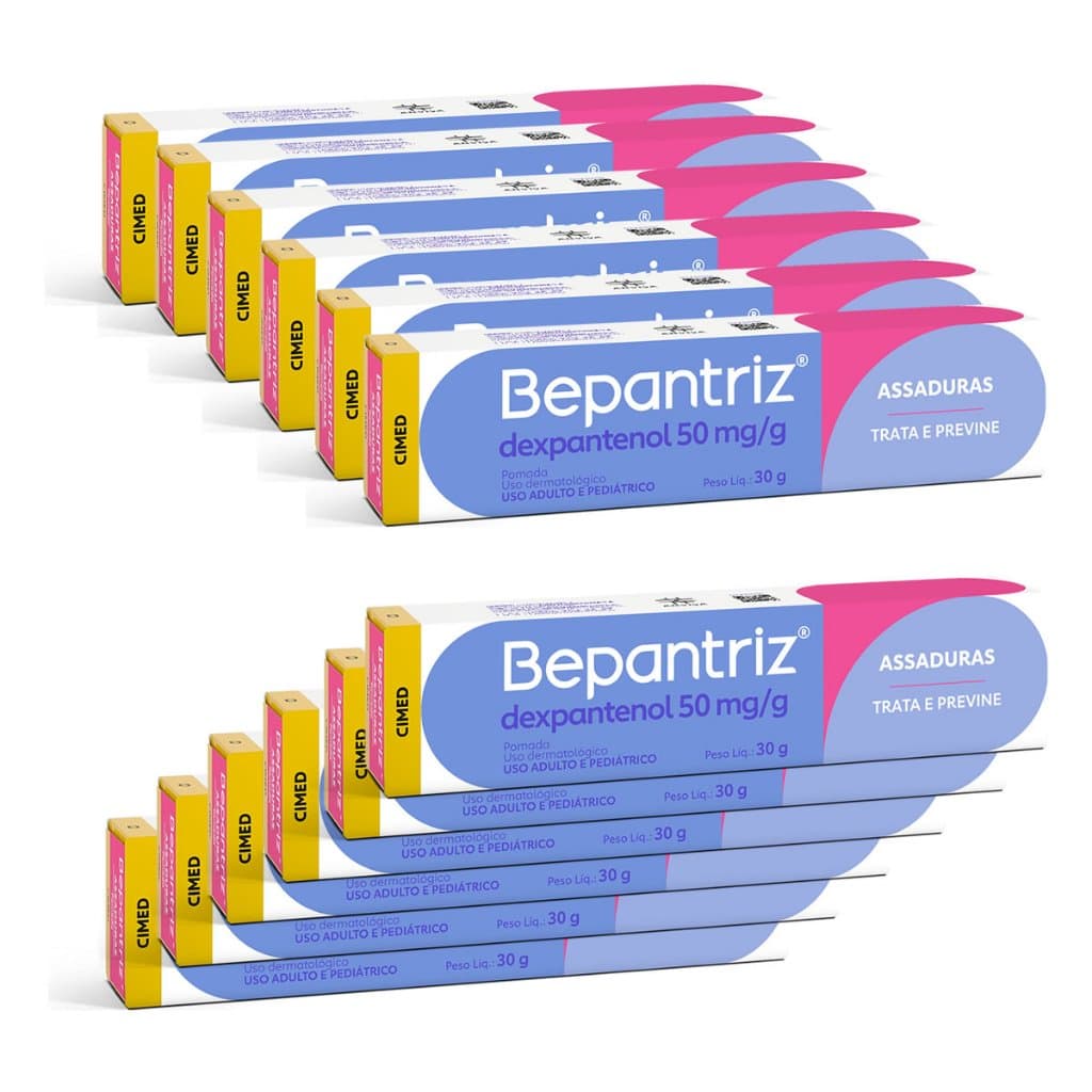 Kit 12 Unidades - Bepantriz Pomada 30g