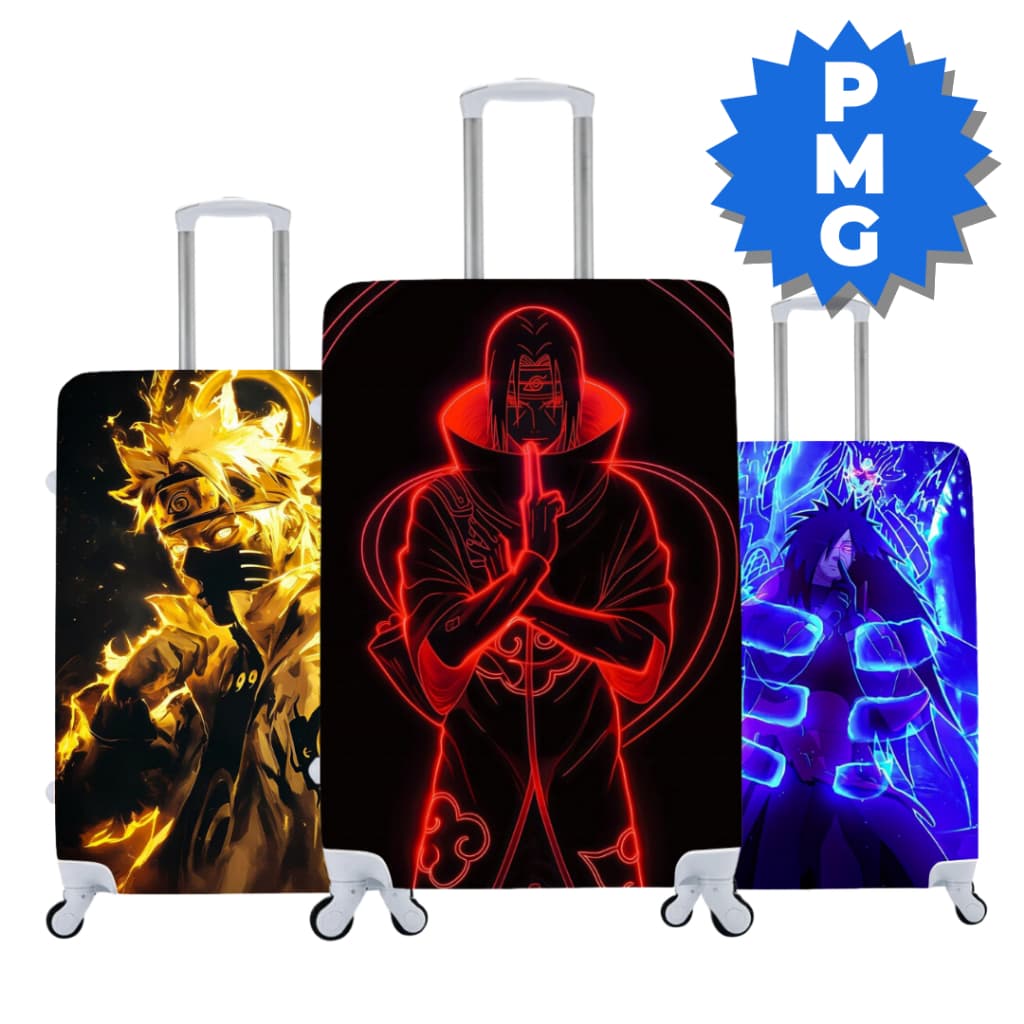 Capa De Mala Naruto Protetora Elastica para 10kg 23Kg ou 32Kg (03)