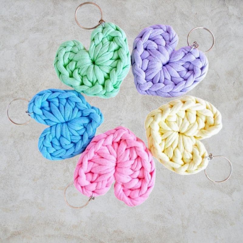 kit com 10,20,30 ou 50 chaveiros de Crochê Fio de Malha, Lembrancinha de aniversário, chá de bebê, acessórios bolsas