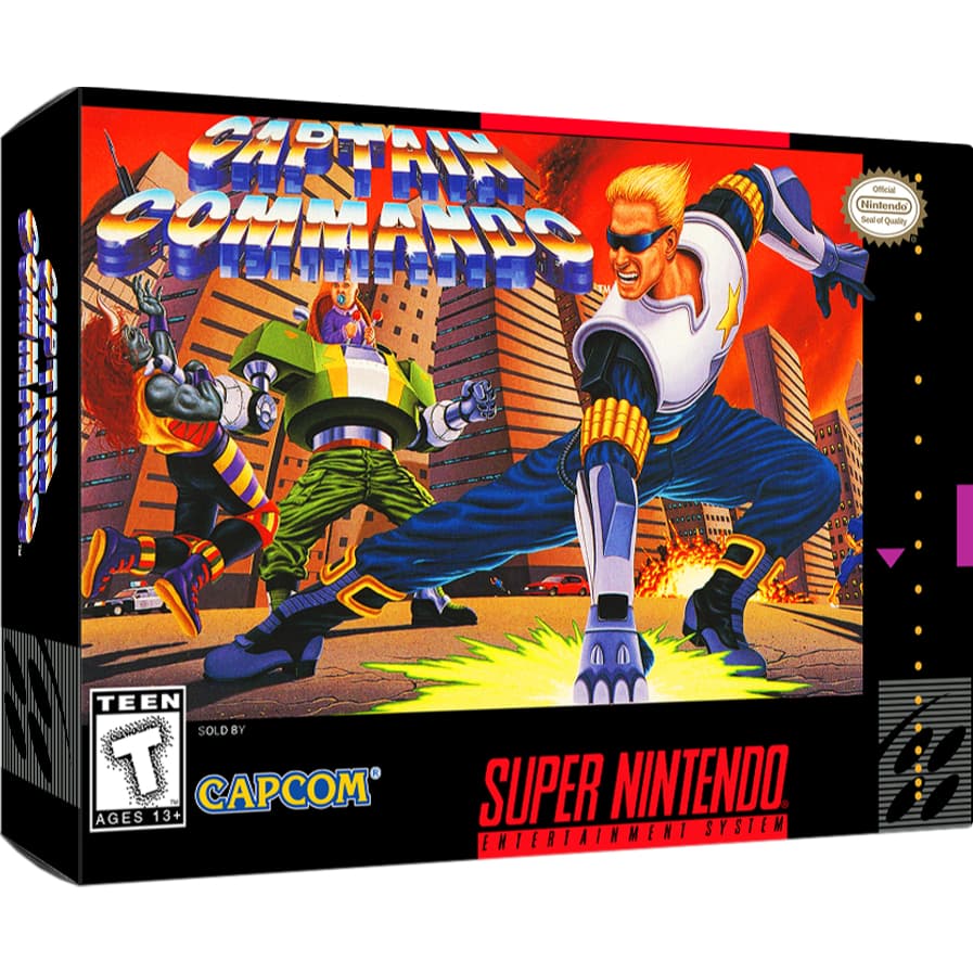 Captain Commando para Super Nintendo Novo