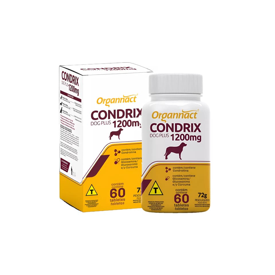 Condrix Dog Tabs Plus 1200 Mg Com 60 Tabletes - Organnact