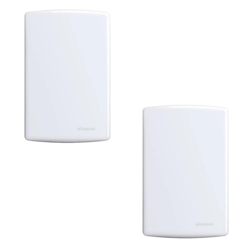 Kit c/ 2 Placas Espelho de Luz Alumbra Siena 4x2 Cega 6407