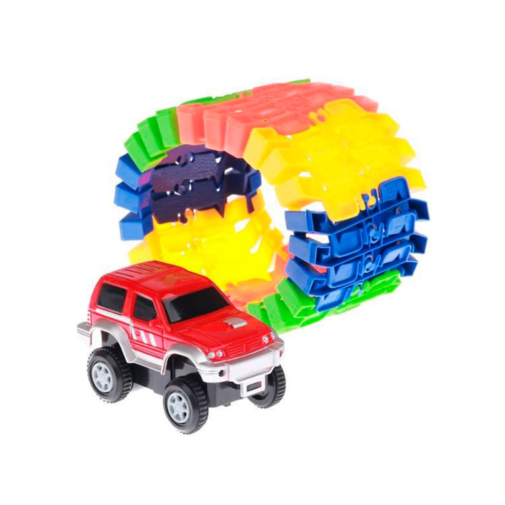 Pista De Carrinho Loop Trilhos Montáveis Com Carro Elétrico