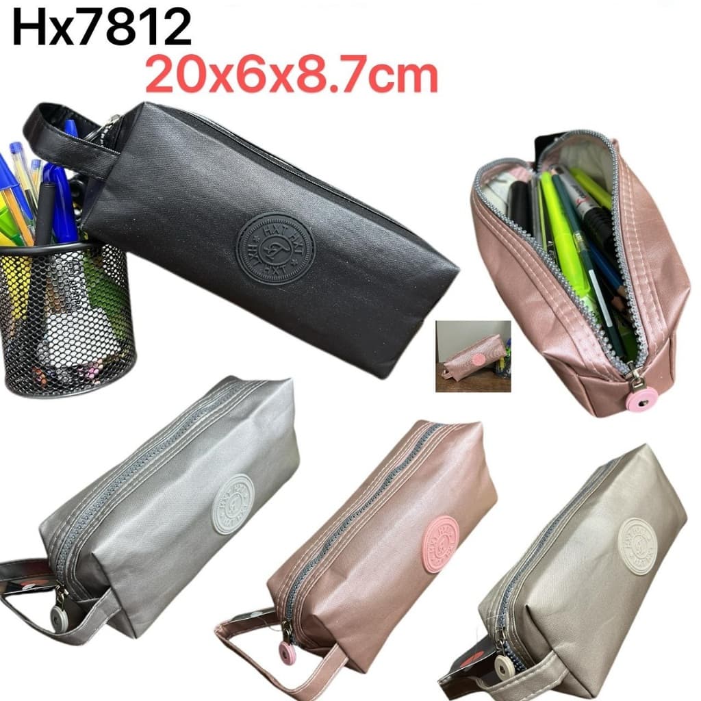 Estojo com zíperes para lápis e canetas 7812