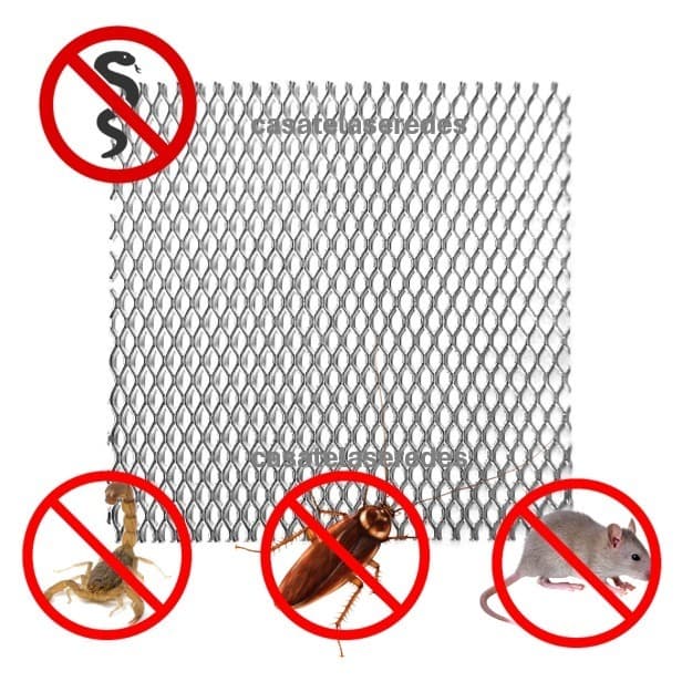 Tela Para Ralo Anti Escorpião, Barata e Rato 1m² (100cm x 100cm)