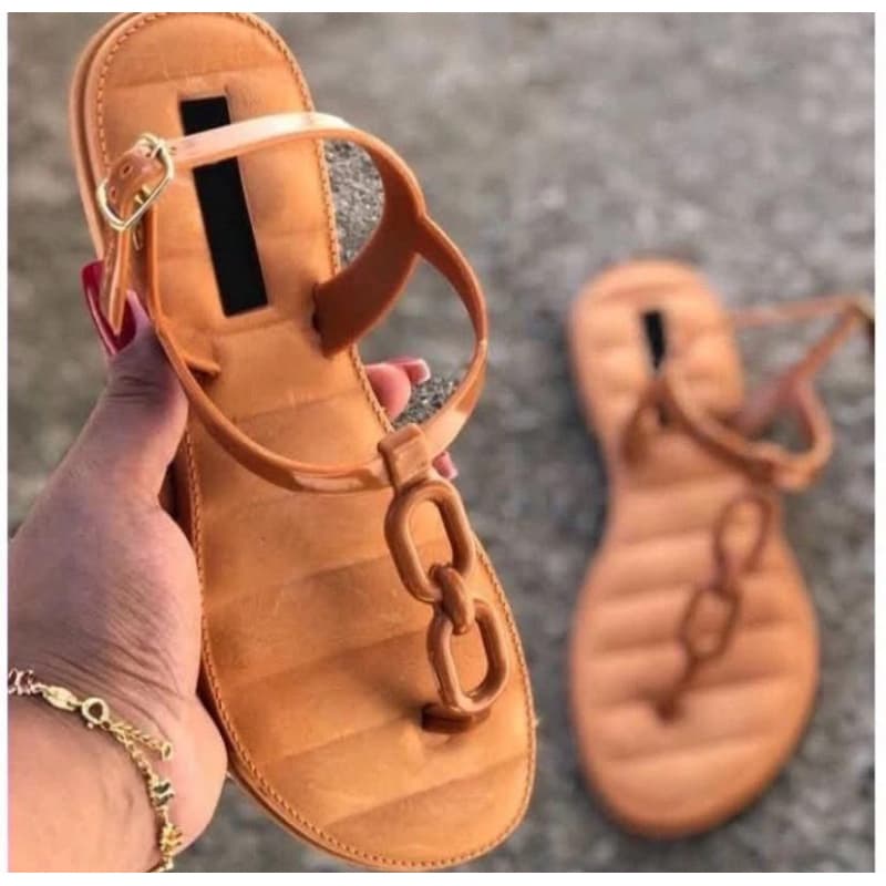 SANDÁLIA INJETADA CORRENTE ADULTO FEMININA REF:02