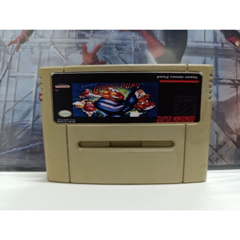JAMES POND SUPER NINTENDO