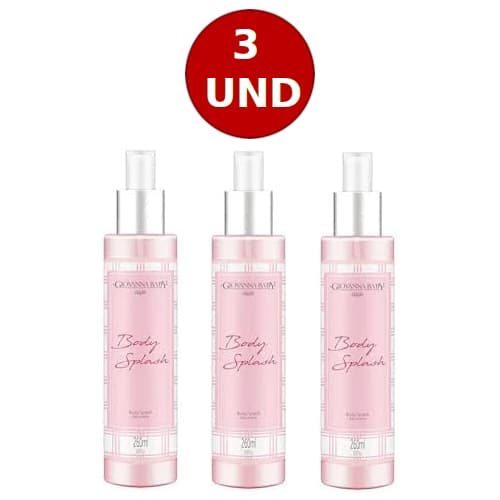 KIT C/3 Giovanna Baby Body Splash Classic 260mL