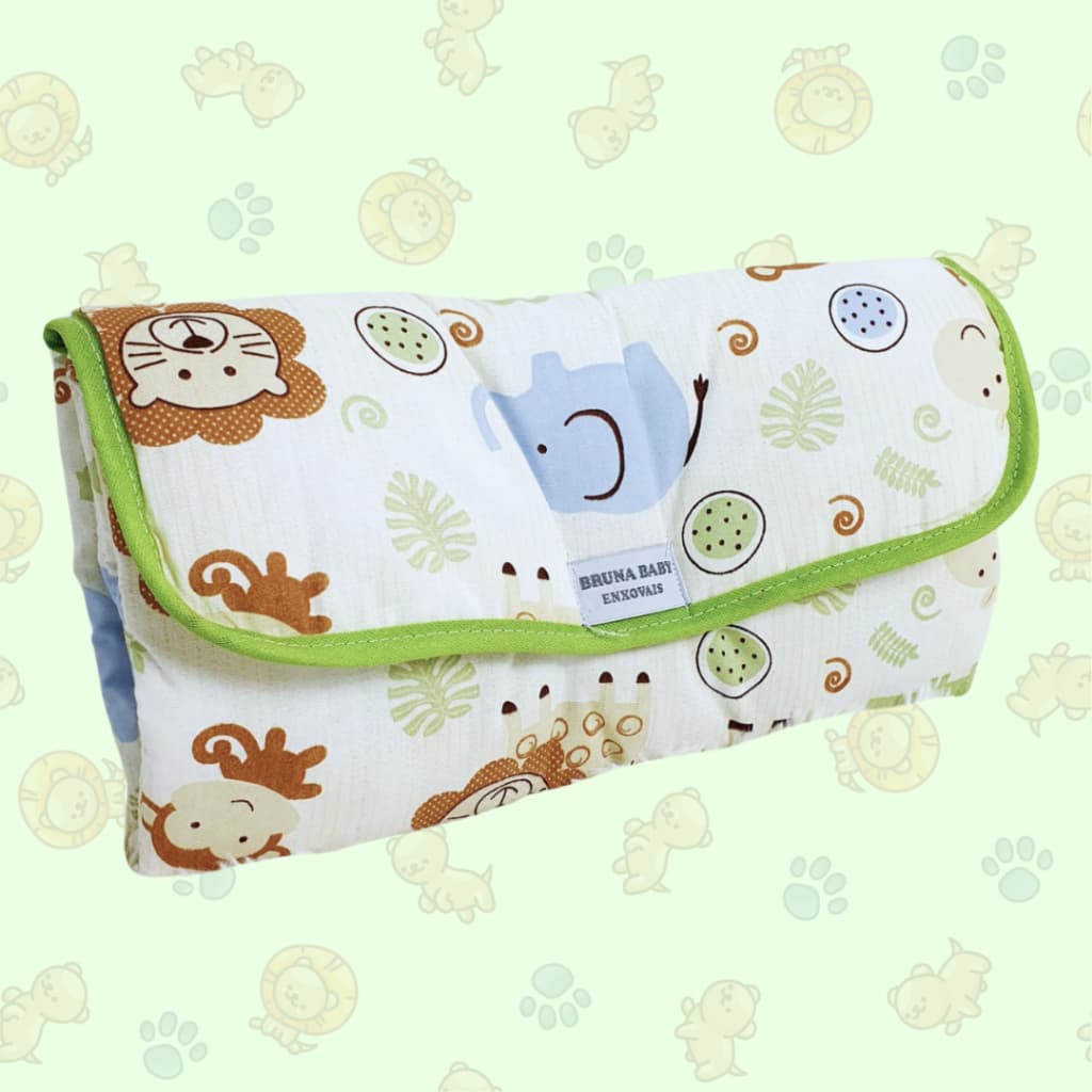 Trocador de Fraldas Portátil Impermeável 100% Algodão