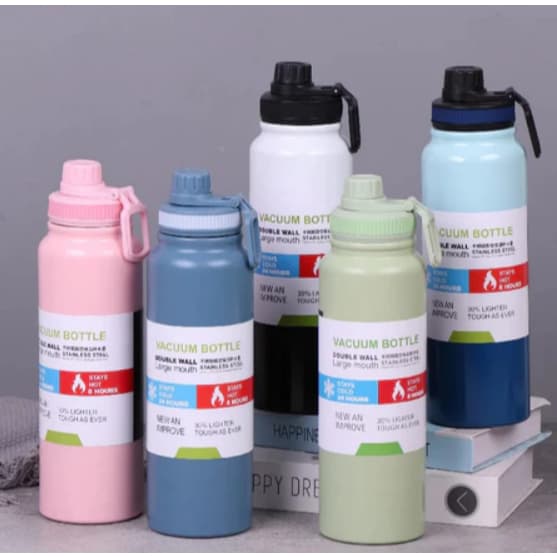 Garrafa Térmica 1000ml 800ml Garrafa Espacial Quente Frio Isolamento Térmico De Grande Capacidade