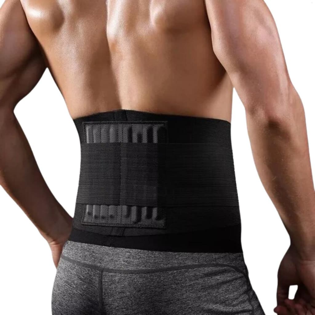 Cinta Lombar Abdominal Ergonômica Reforçada Proteção Coluna Corretor Postura Colete Modelador