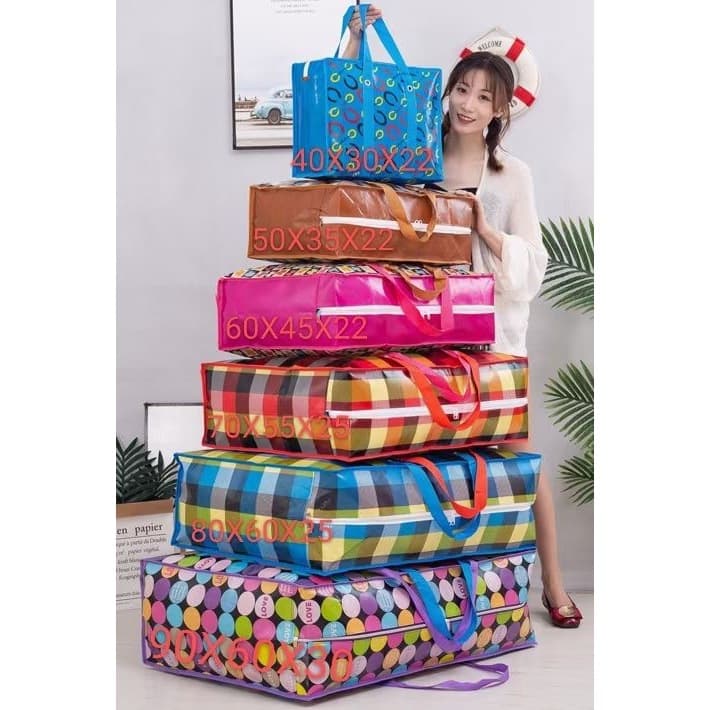 Sacola impermeável grande, medio, pequeno , para mudanças, viagem ao Paraguai e para Sacoleira