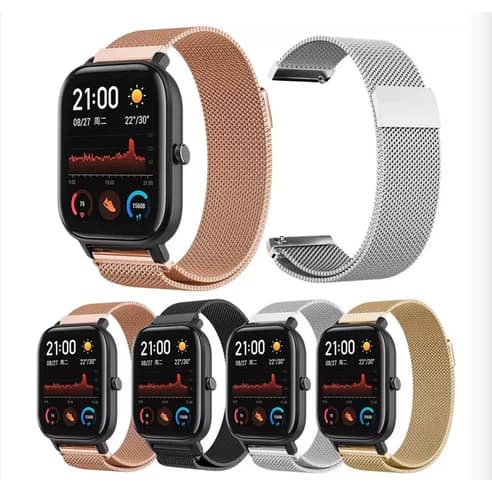 Pulseira magnética de metal milanês para Redmi watch5 Active/Redmi watch5 Lite