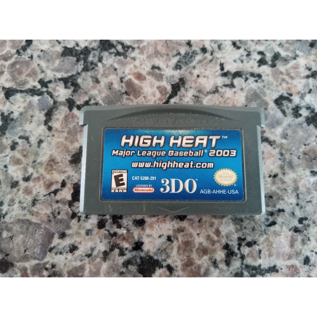 Jogo High Heat Baseball 2003 - Game Boy Advance (original)
