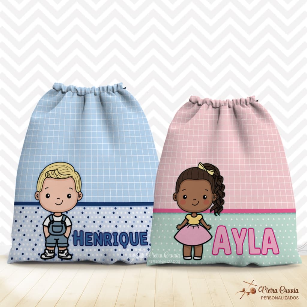 Saquinho Organizadores de Roupas personalizados