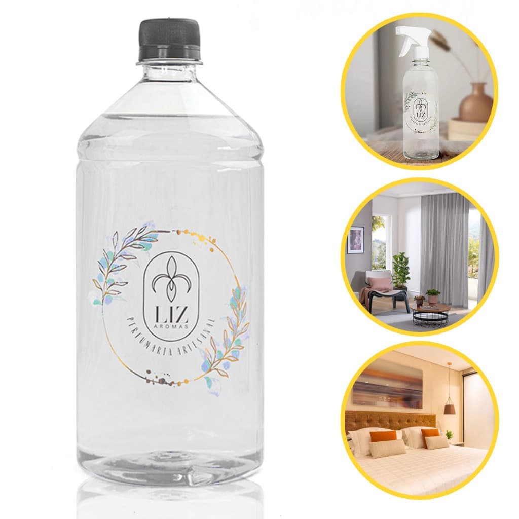 Refil Água Perfumada de Ambiente  1L Roupas Tecidos Cortinas Aromas Aromatizadores De Ambiente Home Spray água de passar