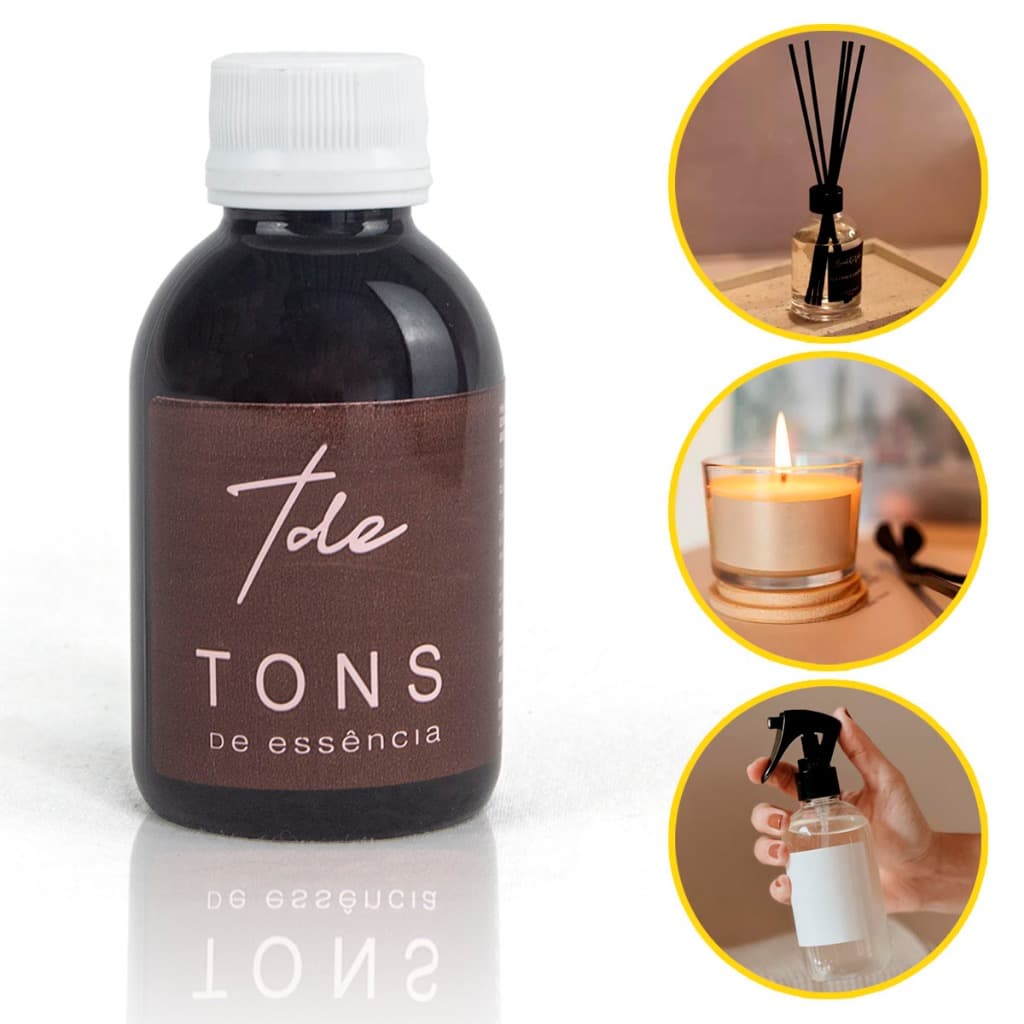 Essência Aromatizante 100 Ml Concentrada- para velas difusores aromatizadores 1 Unid.