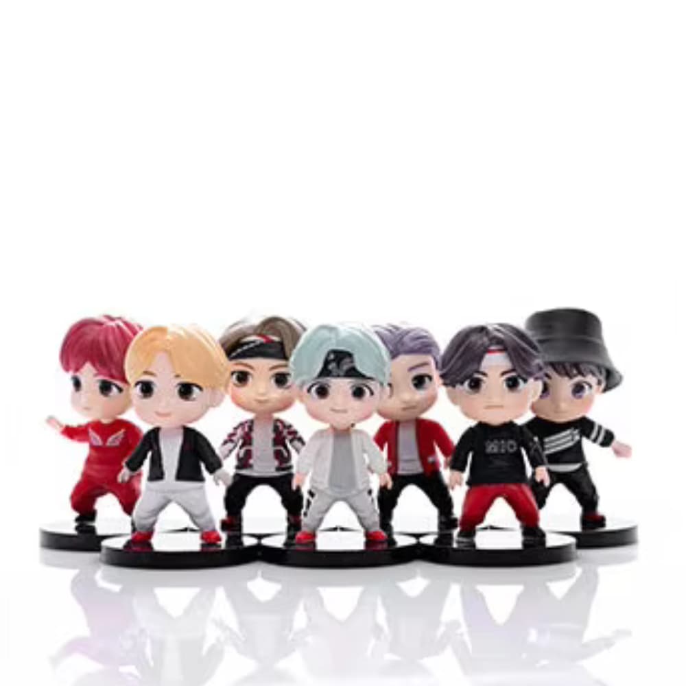 Bonecos Kpop Army Bts Colecionaveis Jimim RM JK J-Hope Suga V Jin