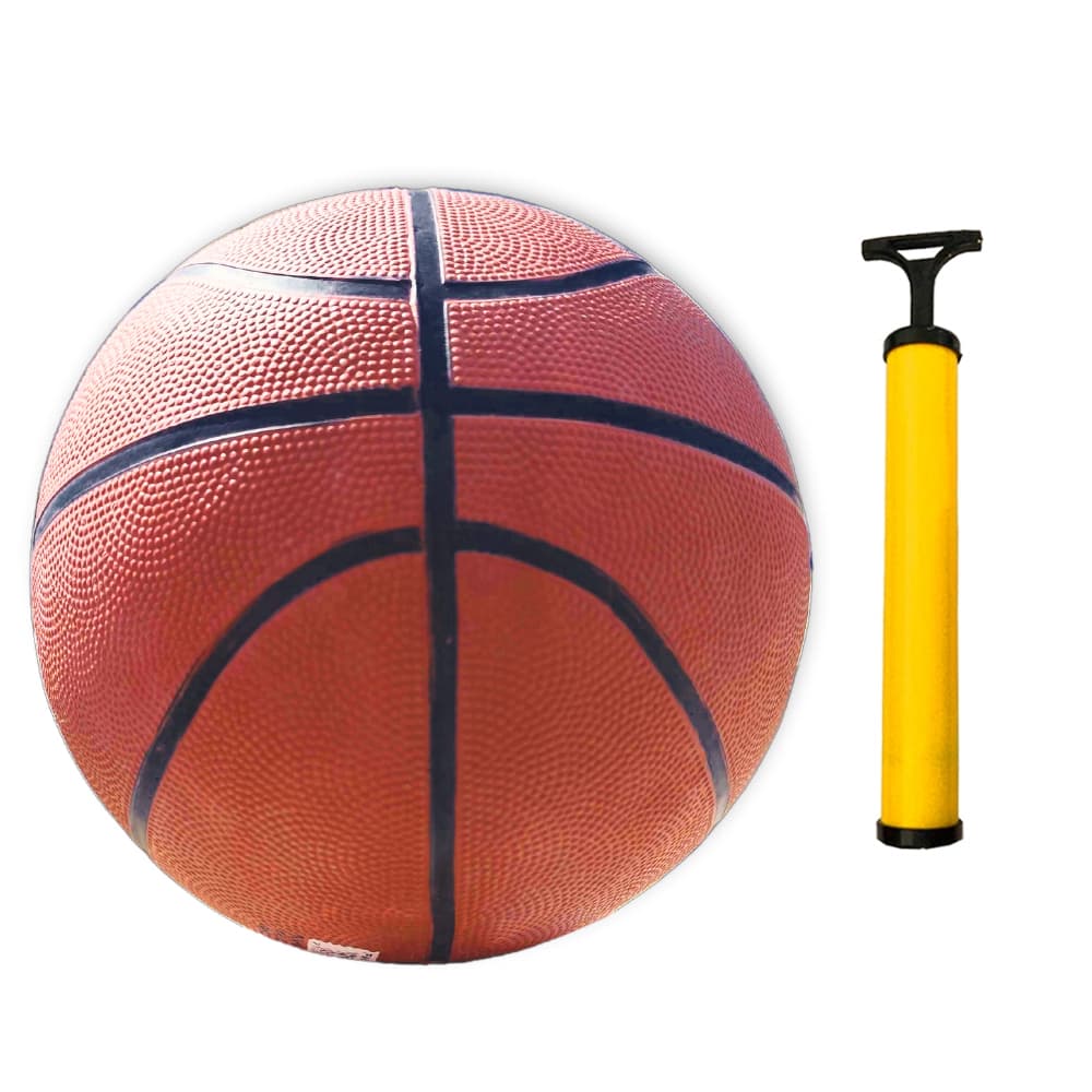 Bola De Basquete Tamanho Oficial Profissional e Bomba de Encher NBA Criança Infantil Garota Garota Nº7 Menino e Menina