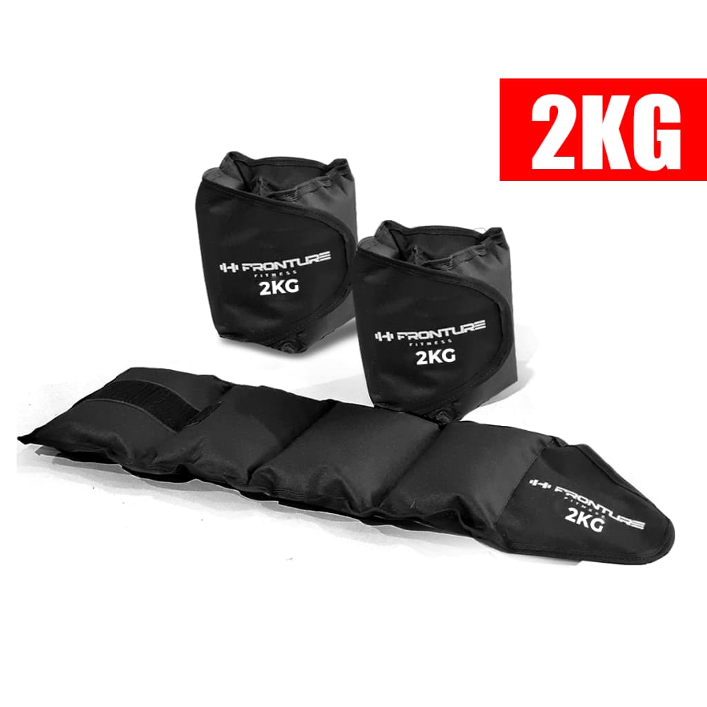 Par de Caneleira Peso 2KG Treinar Pernas Treino em Casa Academia Tornozeleira Funcional