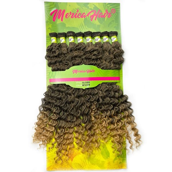 Cabelo 100% Orgânico Cacheado - Super Star - Merica Hair - Gloss ou Grace - 300grs/1pct