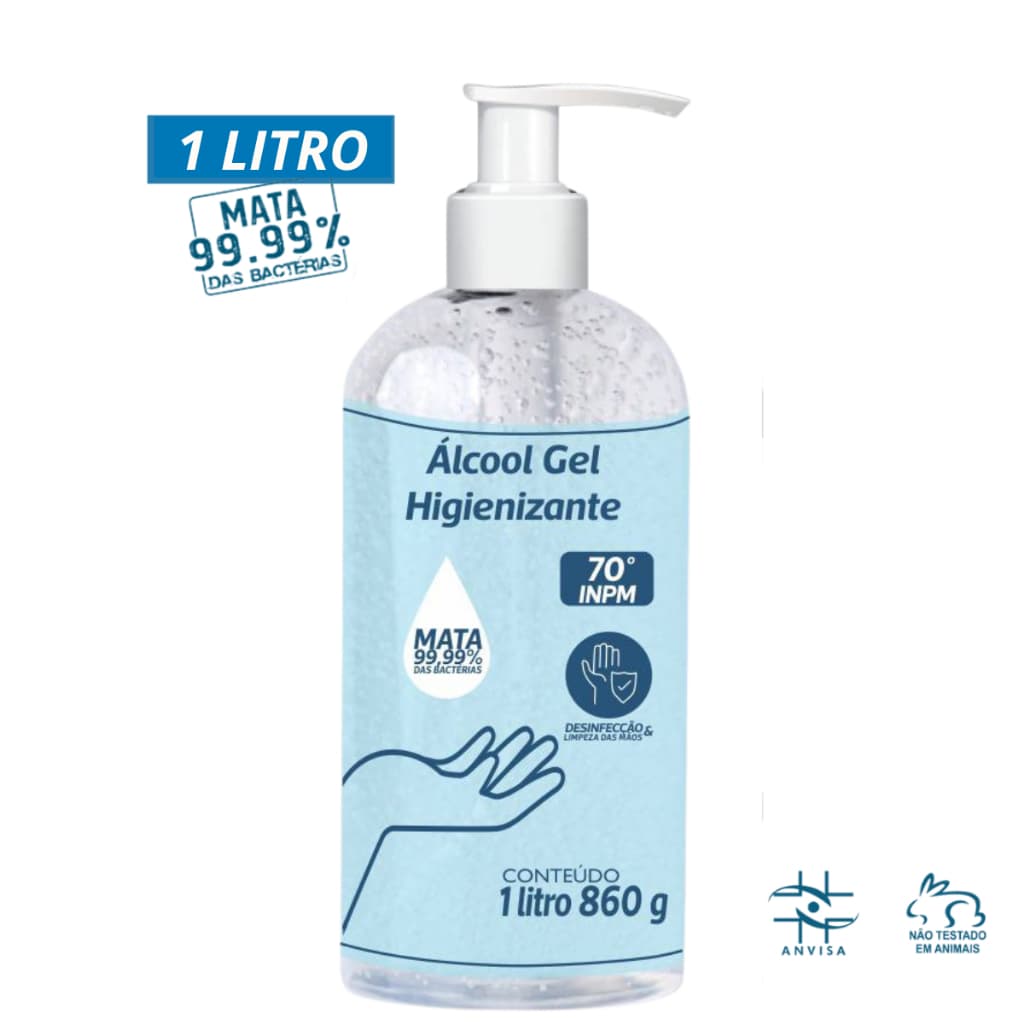 Álcool Gel 70 1 Litro