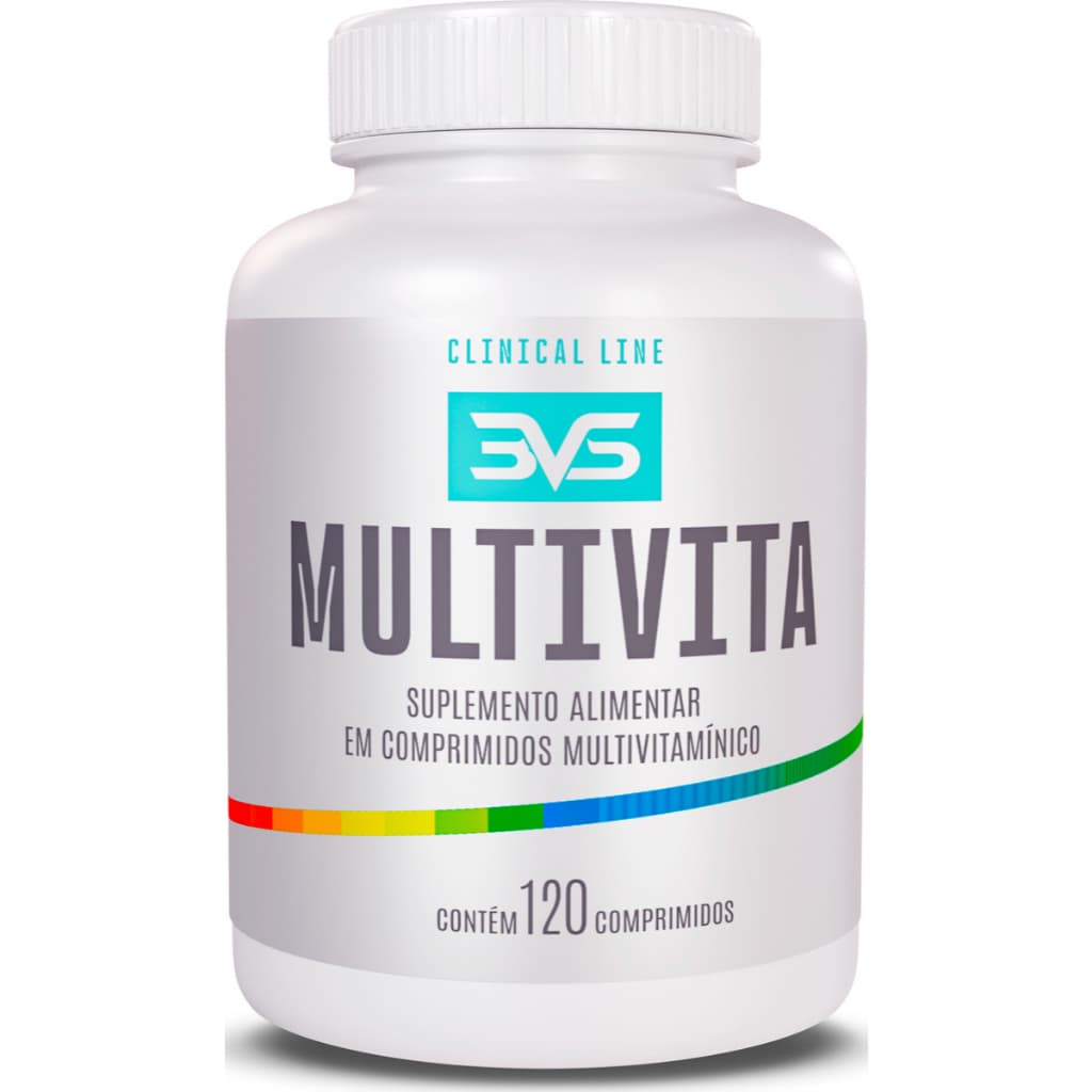 Multivitamínico De A a Z Duração De 4 Meses 100% de IDR Formula Avançada E Matéria Prima Importada - 120 TABLETES