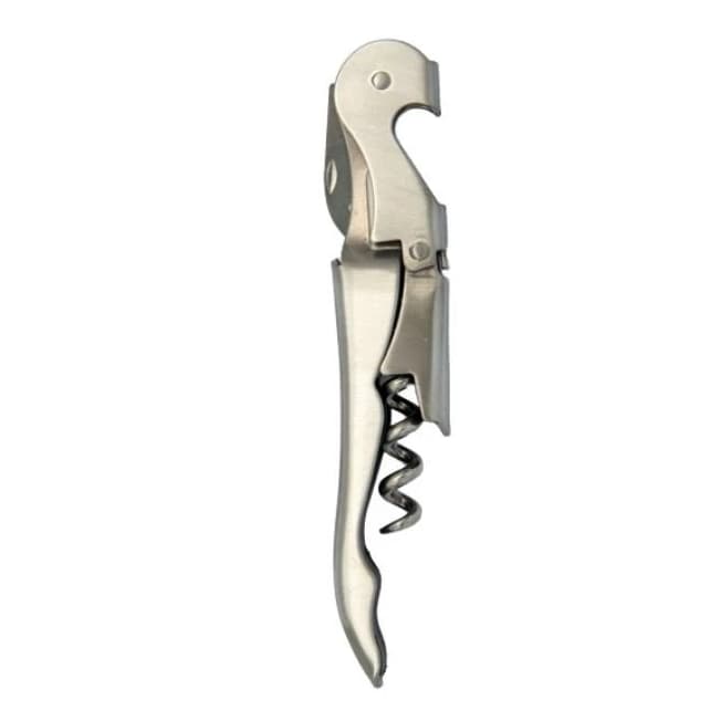 Abridor De Vinho Saca Rolhas Em Aço Inox Dois Estágios