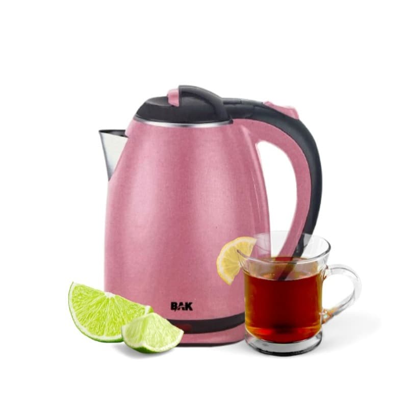 Chaleira Elétrica Bak  1,8 L Led Desliga Automatico Cor Rosa 110V-220V
