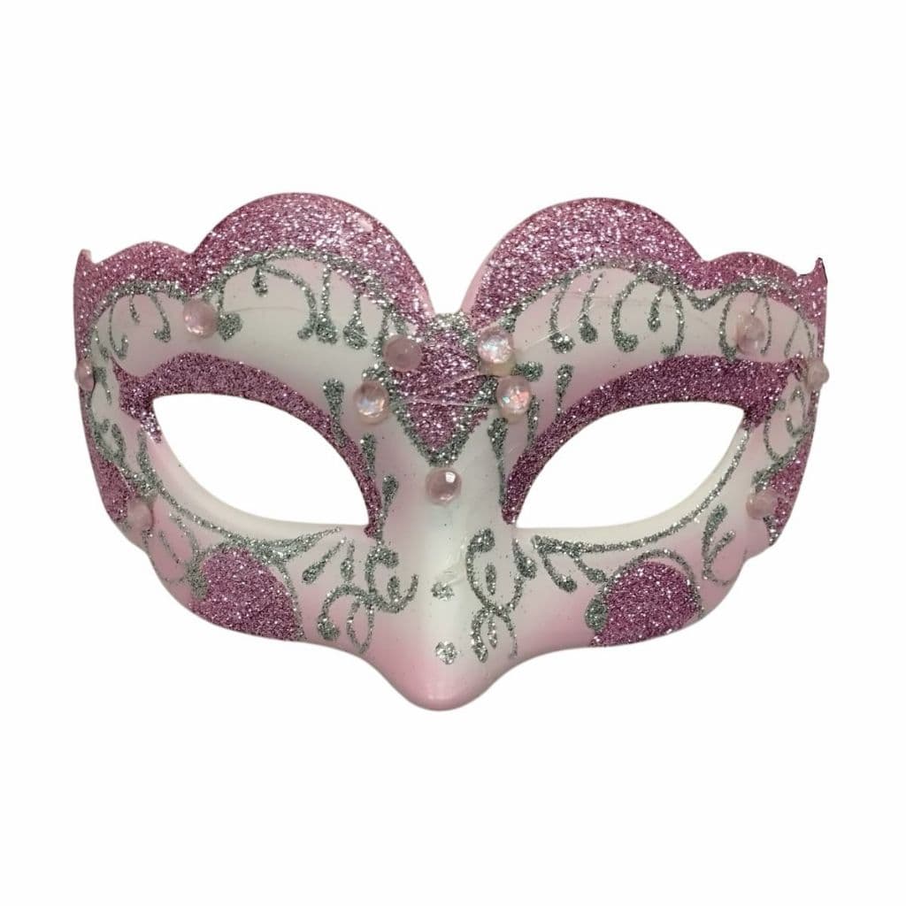MASCARA CARNAVAL VENEZA ONDA GLITTER