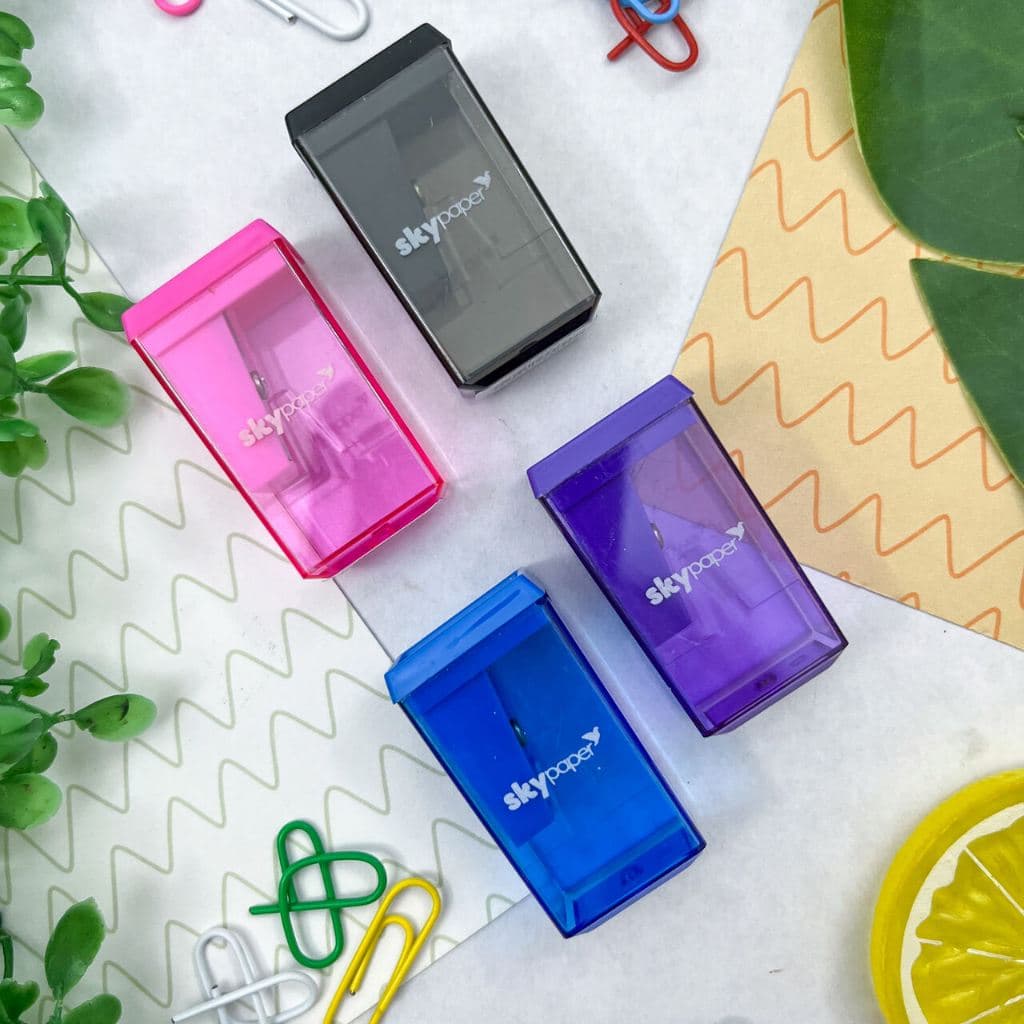 Apontador com Depósito Quadrado 4 cm - SkyPaper