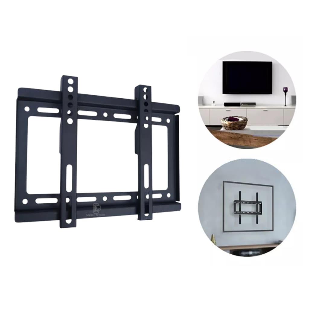 Suporte Para Tv 14 a 42 Pol Lcd Led Oled Qled Fixo de Parede Samsung LG Universal 25 32 37 40 42 polegadas