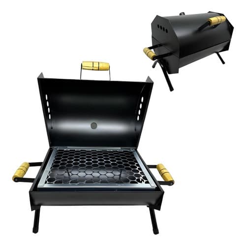 Churrasqueira Mini Bafo a Carvão Churrasqueira Bafinho Portátil