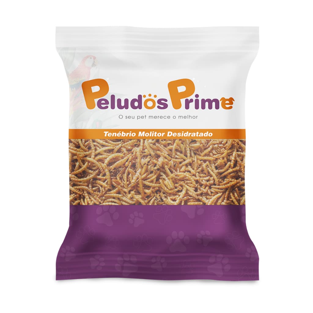 Larvas De Tenébrio Comum Desidratada - Pequeno - 1 Kg