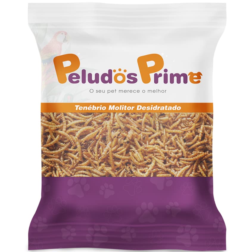 Tenebrio Desidratado 50g - Altamente Nutritiva