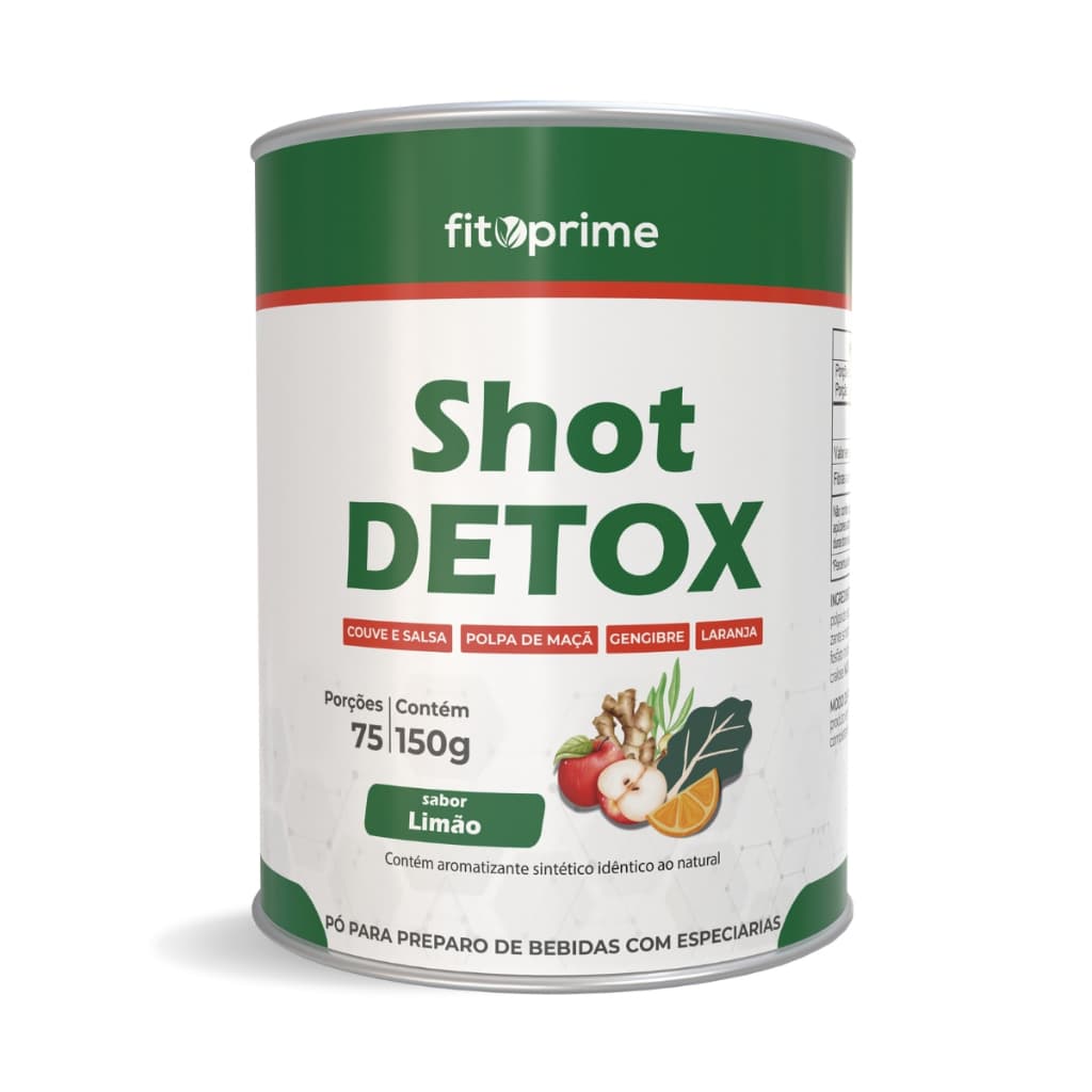 Shot Matinal Detox com Especiarias Fitoprime Pó Soluvel 150g