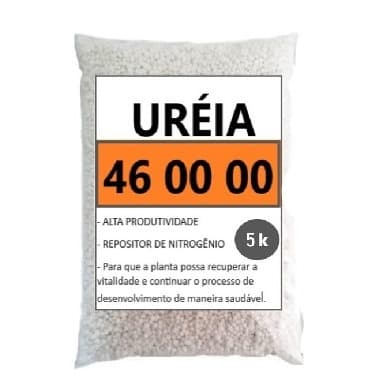 Ureia, adubo fertilizante - NPK 46.00.00 - com 5k