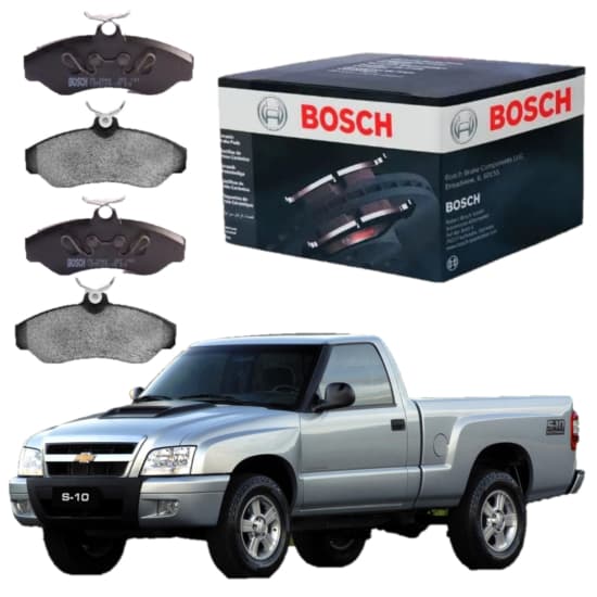 Pastilha Freio S10 2.4 Bb107 2001 2002 2003 2004 2005 Bosch