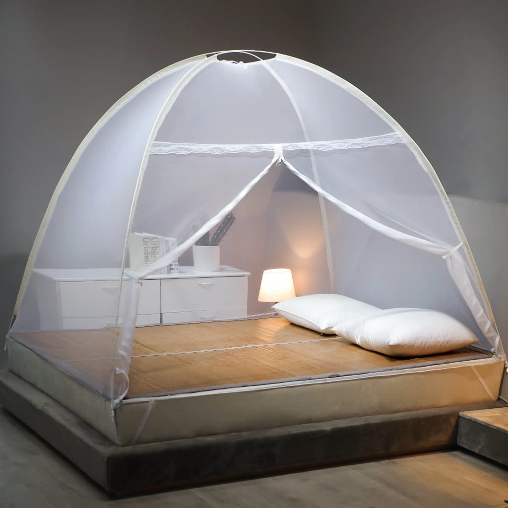 Mosquiteiro Tenda Cama King Dobrável Pratico e portátil 1.5cm*2.0cm 1.8cmX2.0cm