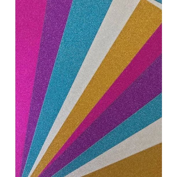 5.10.20 folhas papel glitter A4 120g / 250g Scrapbook Silhouette Topper De Bolo