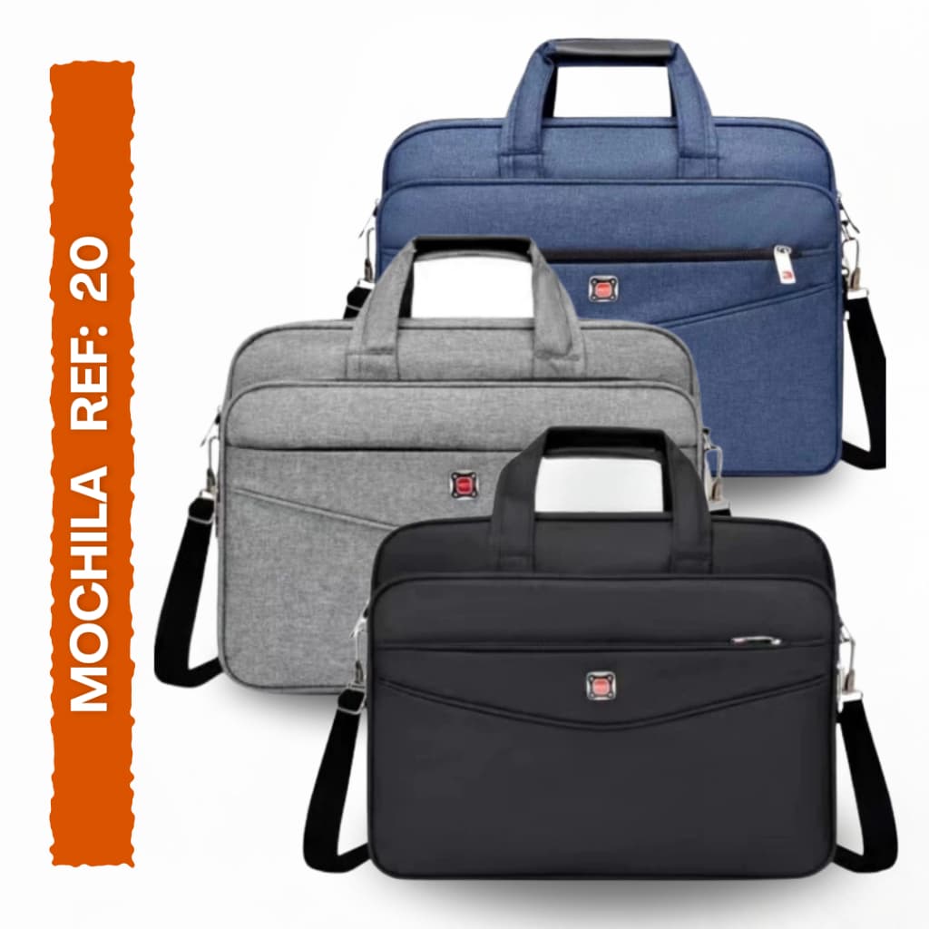 Bolsa Pasta Transversal Alça de Mão Feminina Masculina Executiva Notebook