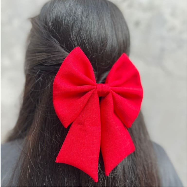 Laço feminino de cabelo com bico de pato /adulto várias cores