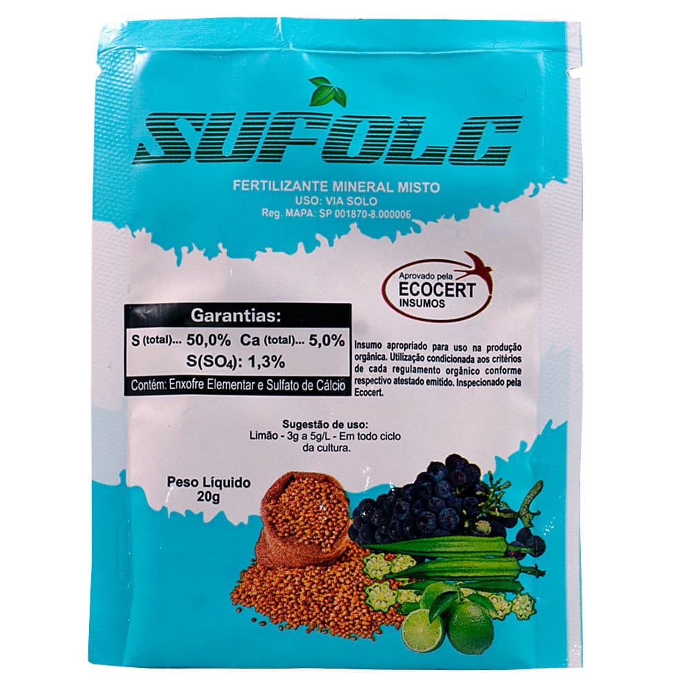 Sufolc - Calda Sulfocálcica Pronta em Pó - 20 gramas